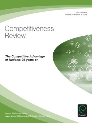 cover image of Competitiveness Review: An International Business Journal, Volume 25, Number 5